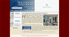 Desktop Screenshot of newenglandpatiorooms.com